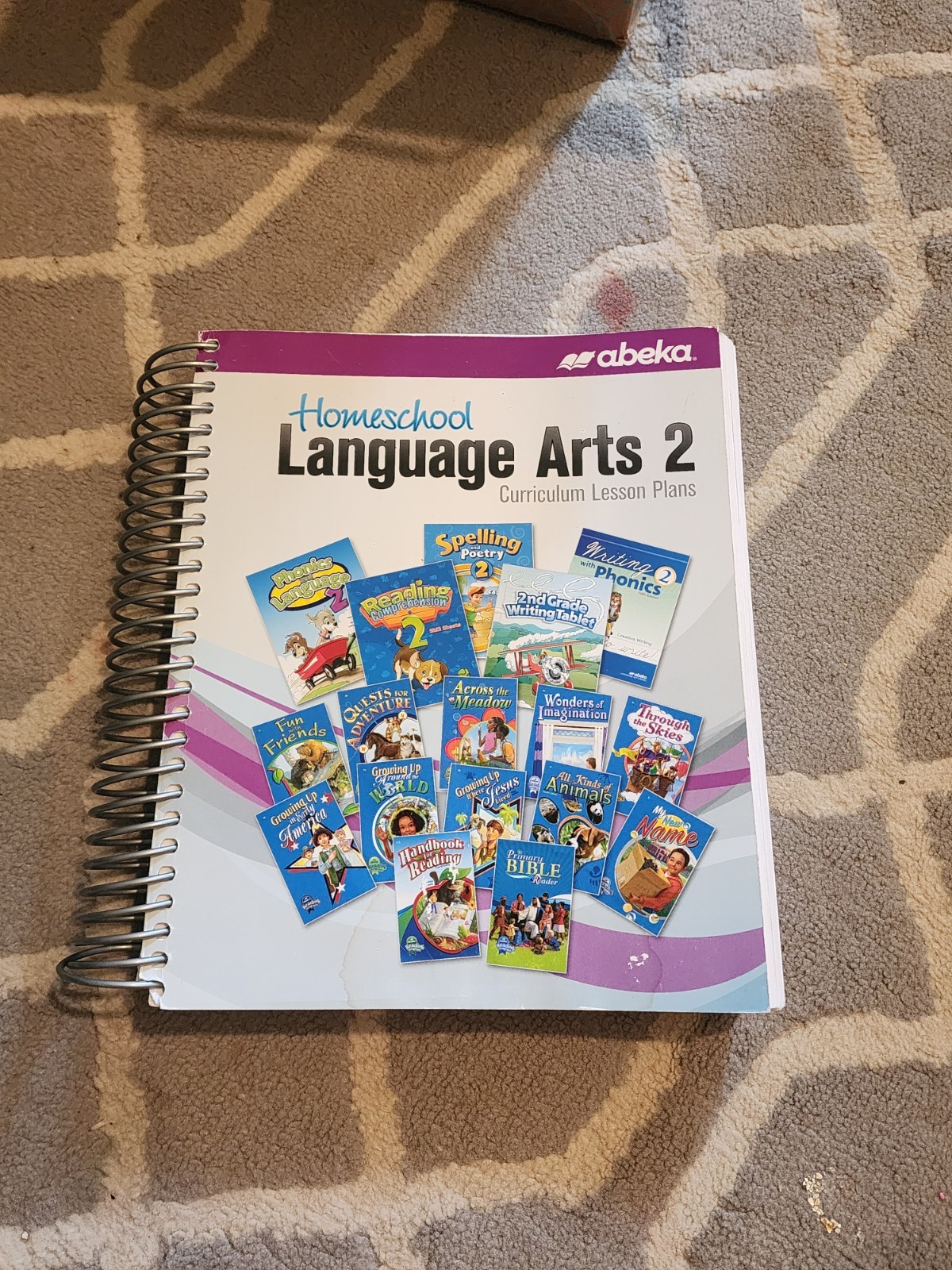 Abeka Grade 2 Textbooks Set Reading, Language Arts, Arithmetic, Bible