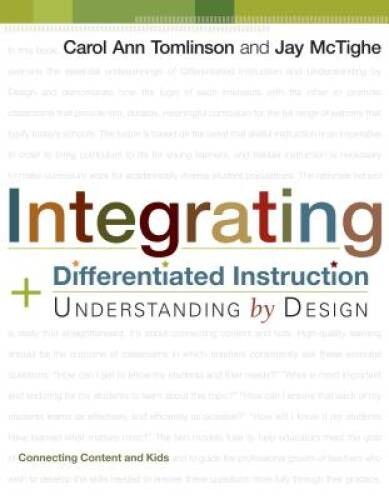 Integrating Differentiated Instruction & Understanding by Design: Connect – GOOD