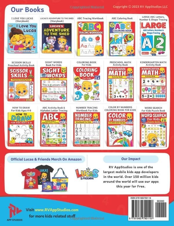 100 Timed Tests for Addition and Subtraction: Math Book Kids Ages 4 to 7…