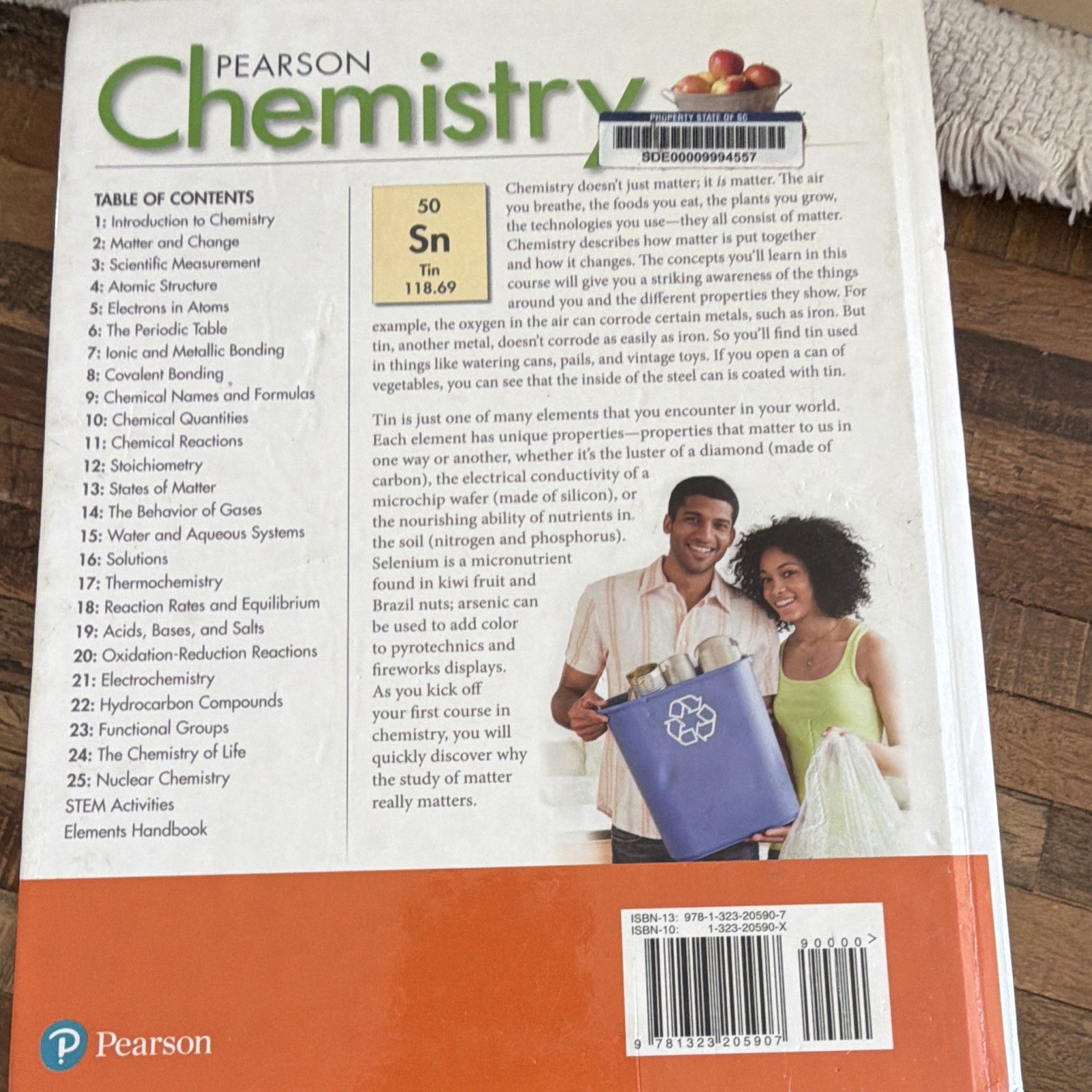 Pearson Chemistry High School Textbook 2008 Wilbraham Staley Matta Waterman