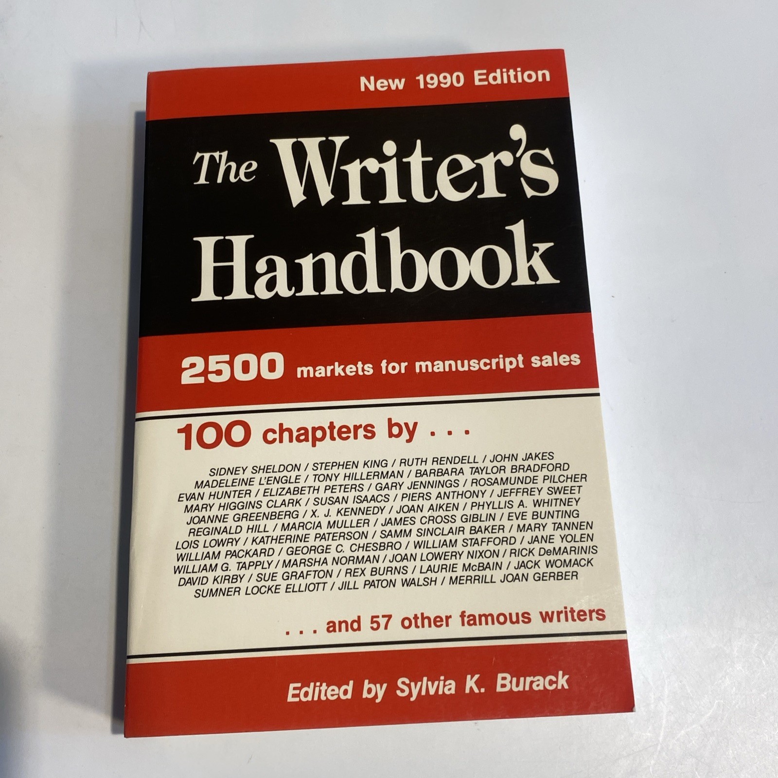 The Writer’s Handbook, 1990 by Sylvia K. Burack (paperback, Revised edition)