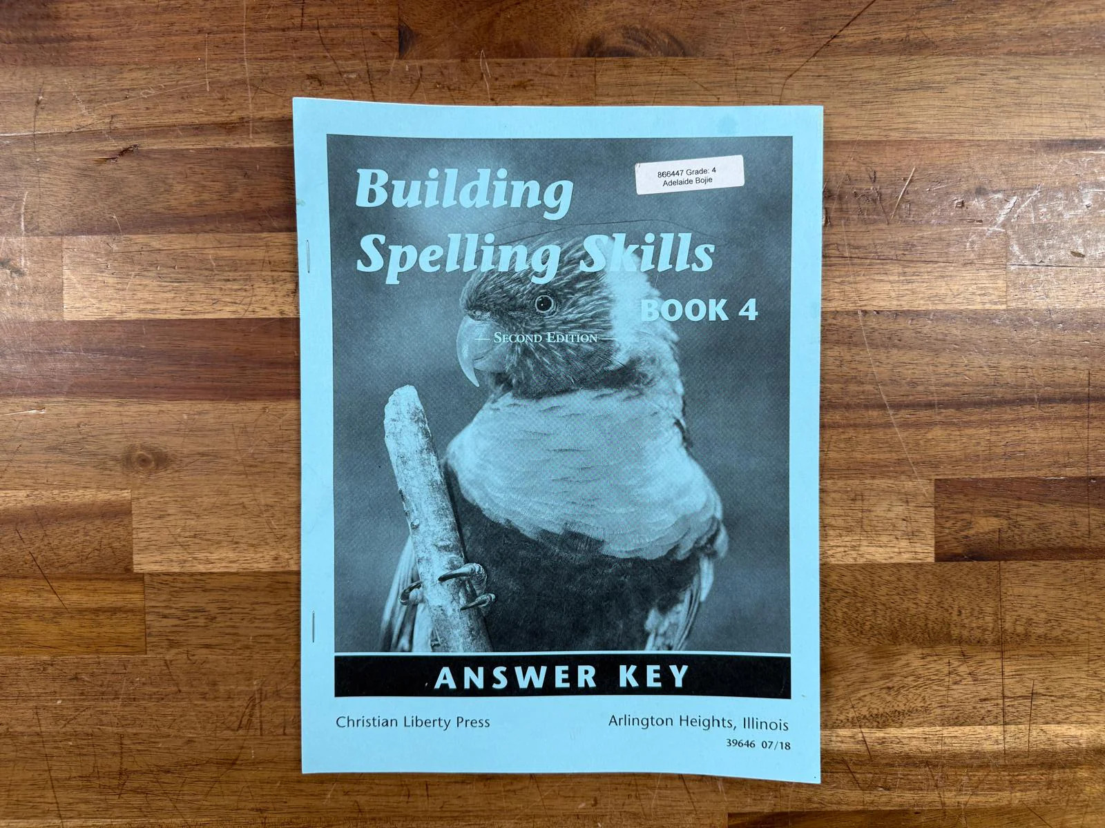 Building Spelling Skills Book 4 2nd Ed Answer Key