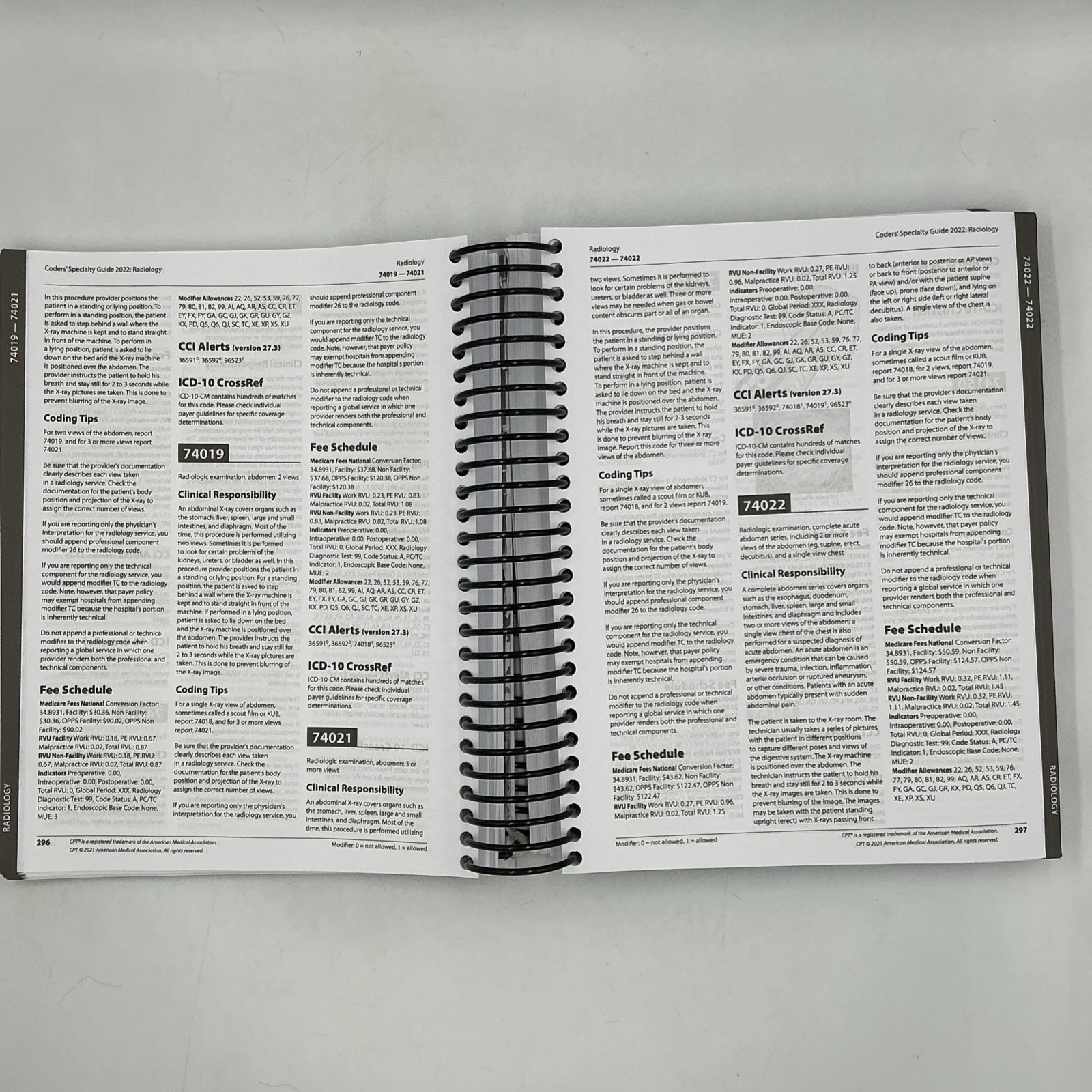 AAPC Coder Specialty Guide Radiology 2022 -Spiral Bound- American Medical Assoc