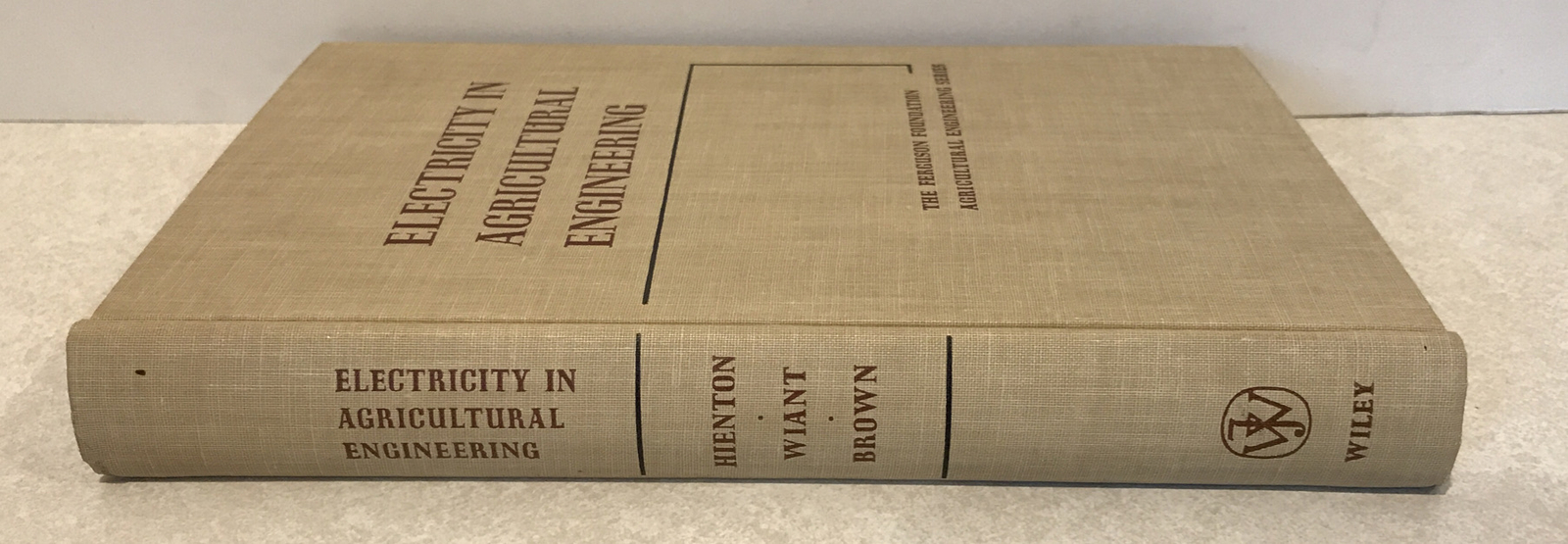 Electricity In Agricultural Engineering Wiley Hardcover Energy Applications 1958