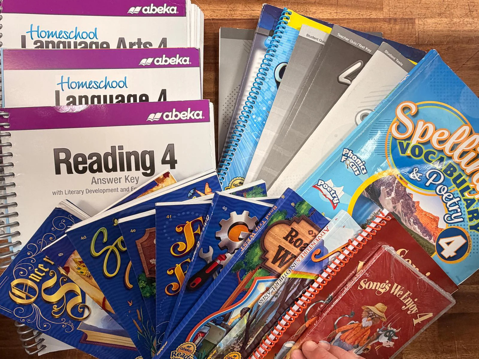 Abeka Language Arts 4 Homeschool BUNDLE