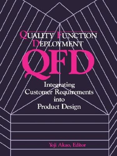 Quality Function Deployment: Integrating Customer Requirements Into Product