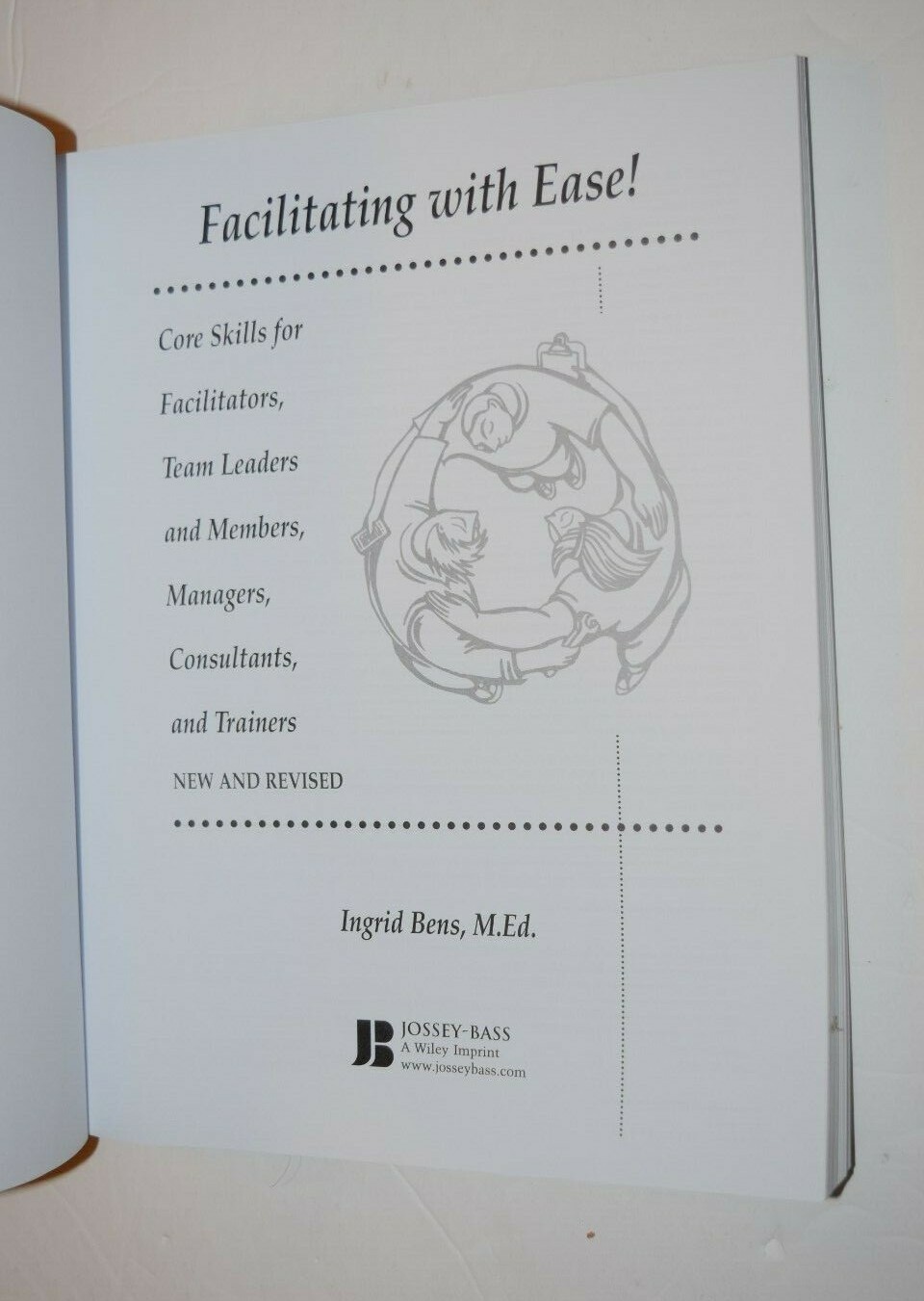 “FACILITATING WITH EASE,” 3rd Edition, Book (8.50″” x 11.00″), 237 Pages, New