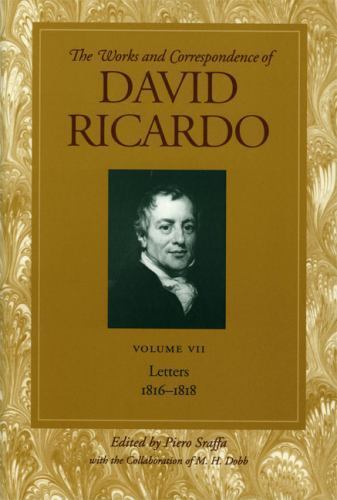 Letters 1816-1818, Paperback by Ricardo, David, Like New Used, Free shipping …