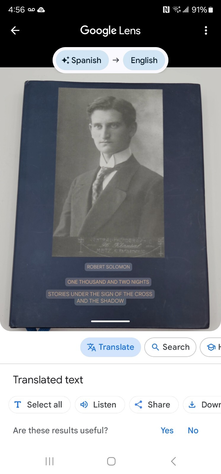 ROBERT SOLOMON ONE THOUSAND AND TWO NIGHTS ~ STORIES UNDER THE SIGN OF THE CROSS