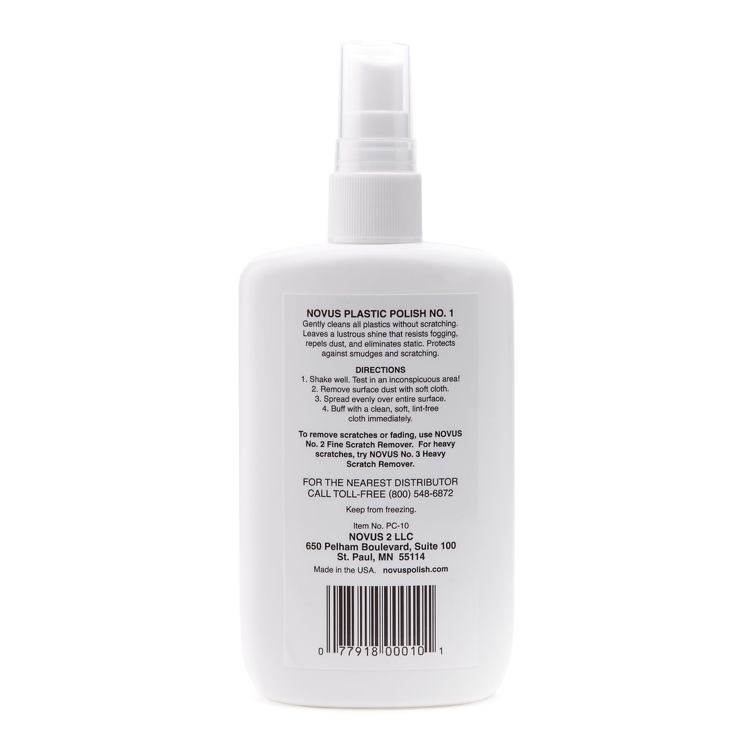 7020 | Plastic Clean Shine 1 | 8 Ounce Bottle