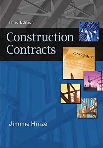 Construction Contracts – Hardcover, by Hinze Jimmie – Acceptable