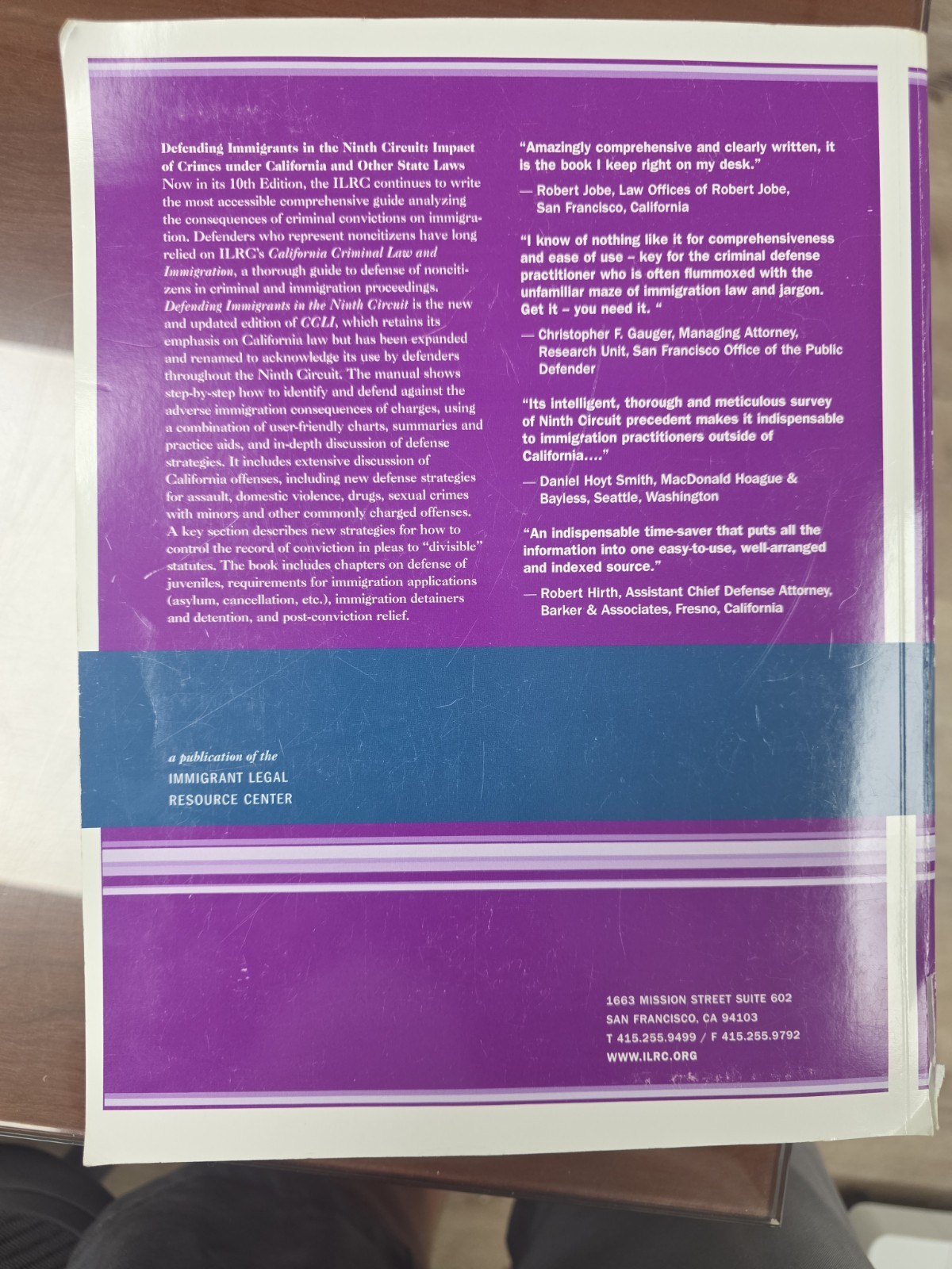 Defending Immigrants In The Ninth Circuit 10th Edition – Volumen 1