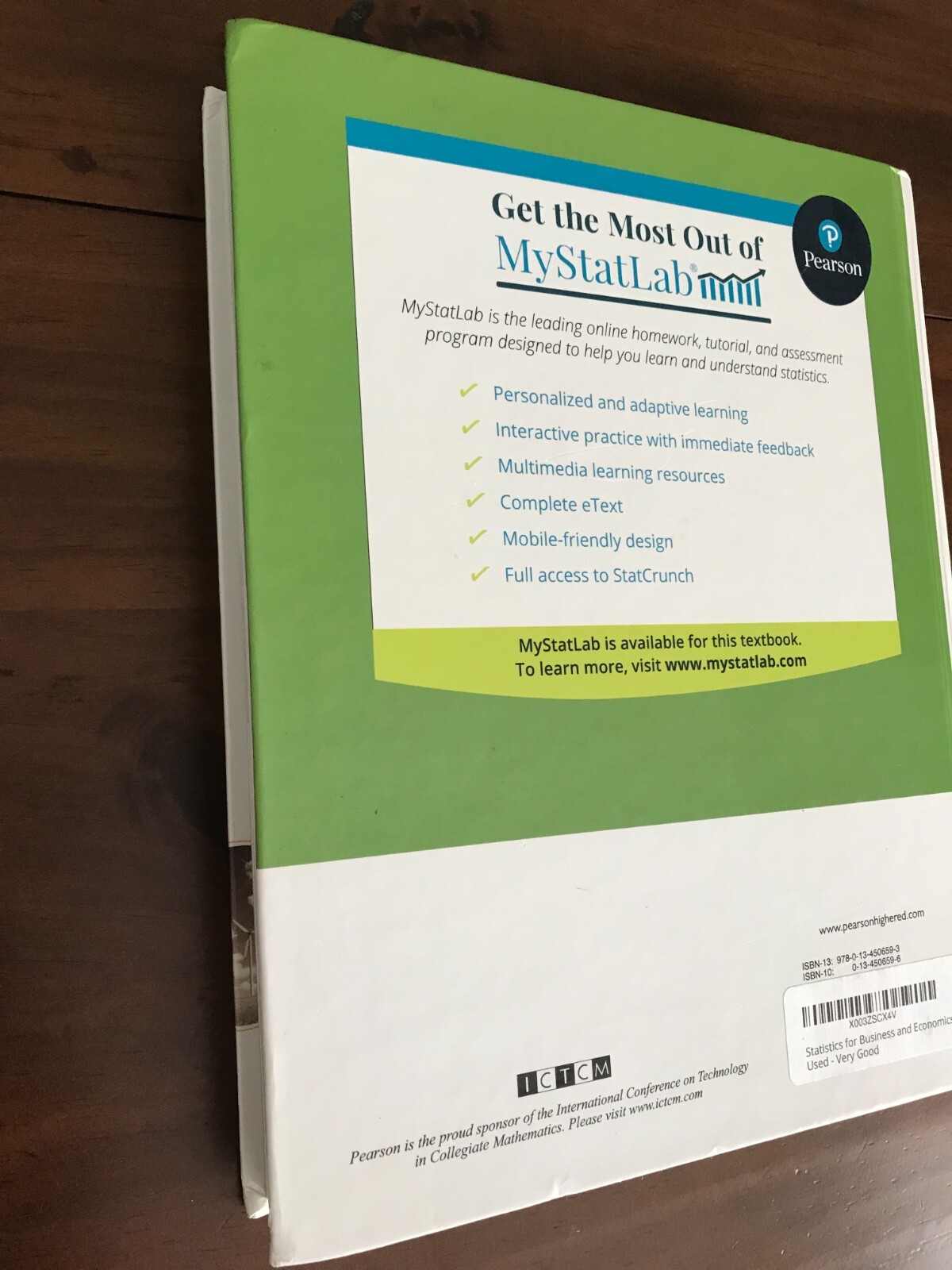 Statistics for Business Economics 13th Edition McClave + Student Manual