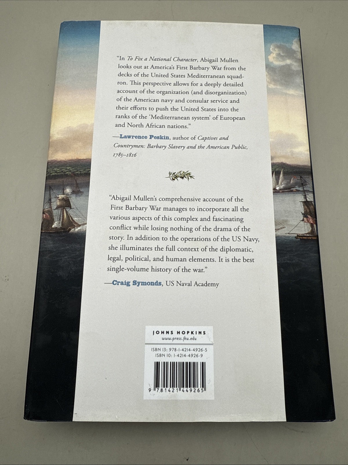 To Fix a National Character: The United States in the First Barbary War, 1800-18