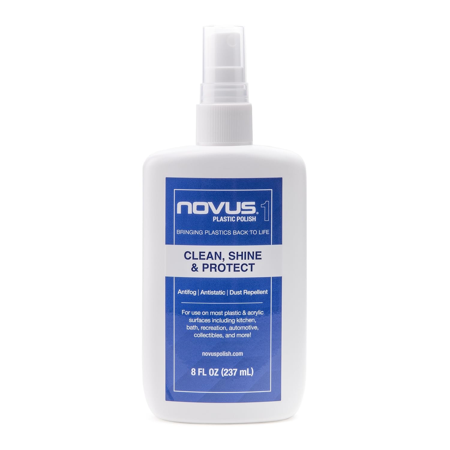7020 | Plastic Clean Shine 1 | 8 Ounce Bottle