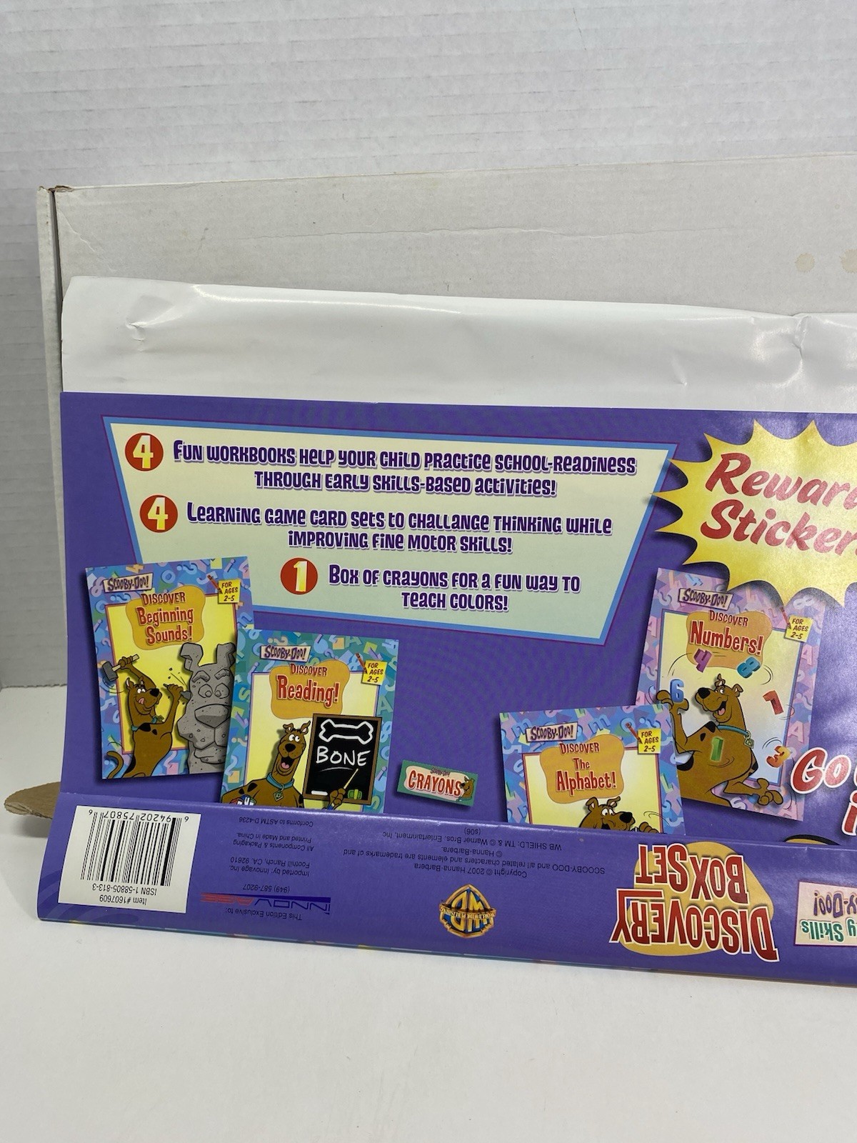 Scooby-Doo Early Skills Discovery Box 2007 Set Ages 2-5 Roo Hoo!