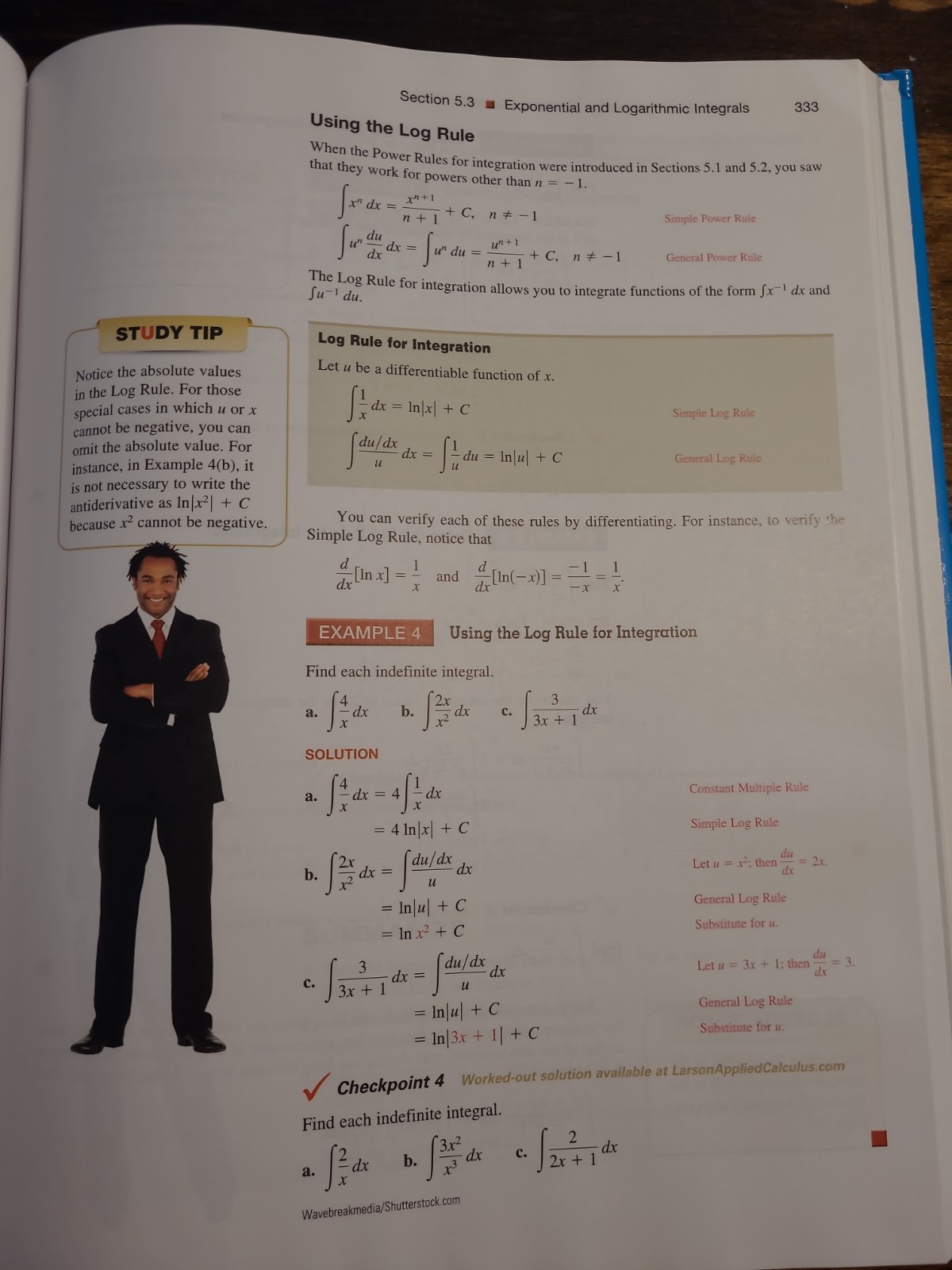 Calculus: An Applied Approach, Brief – Hardcover, by Larson Ron – Good