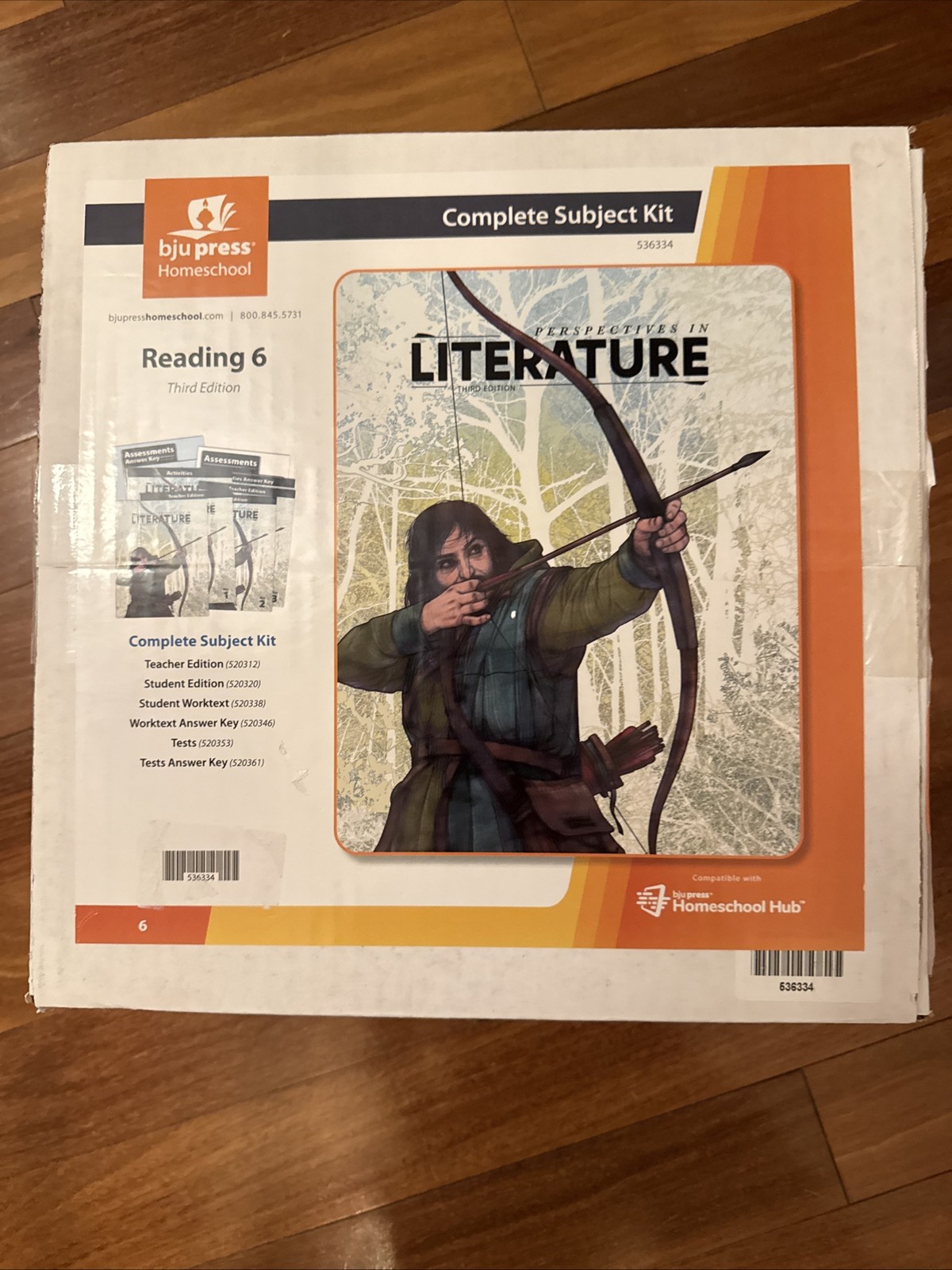 NEW- BJU Perspectives in Literature Grade 6 Third Edition Reading Homeschool Kit