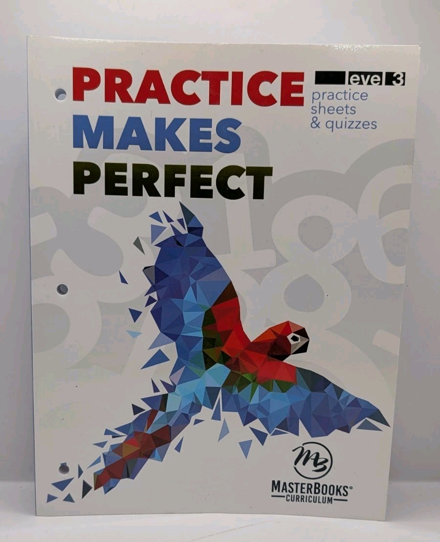 New Master Books PRACTICE MAKES PERFECT Level 3 Math Lessons Living Education