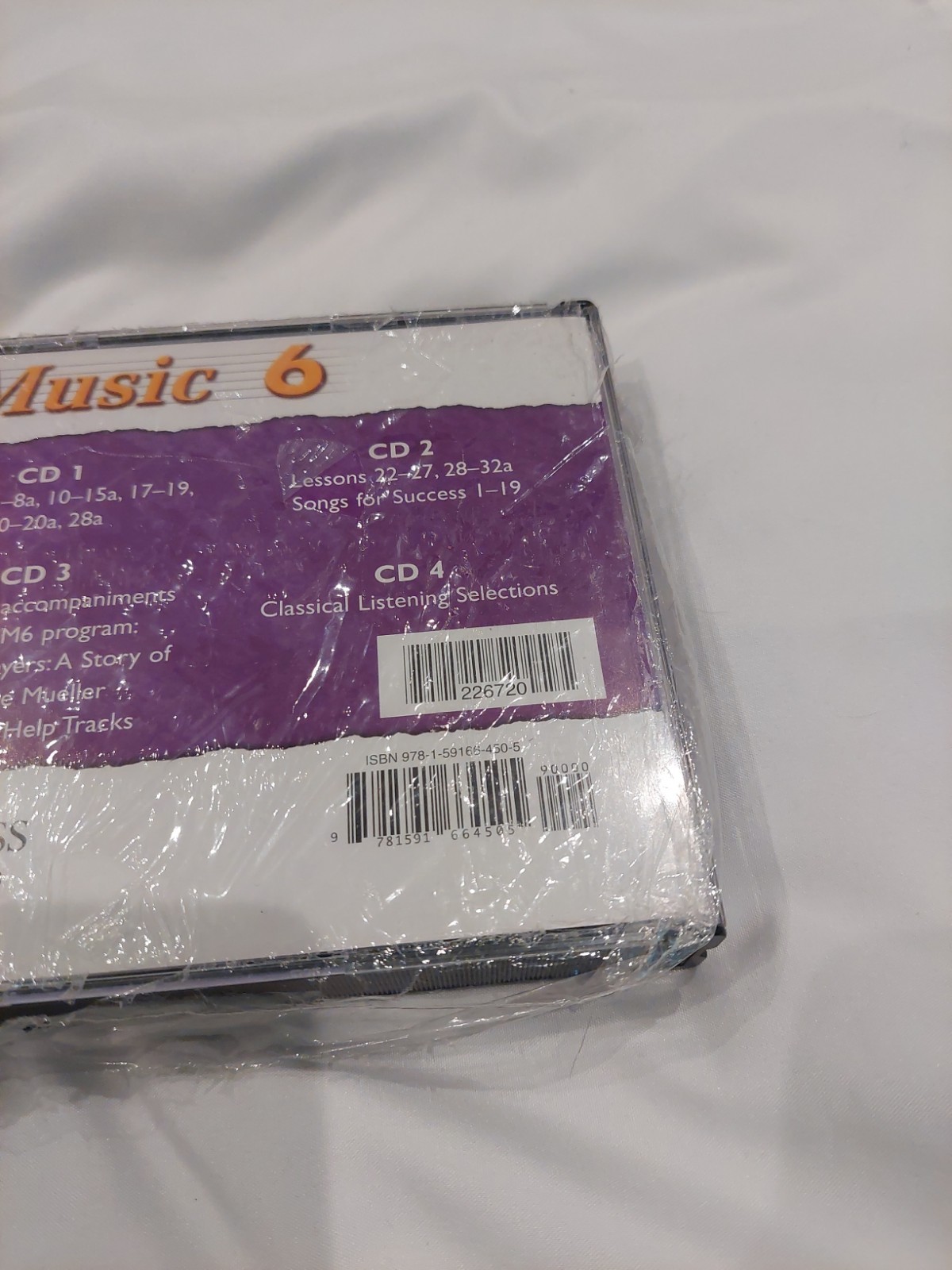 BJU Press Music 6 Four CDs 226720 Bob Jones Music 6 Compact Discs