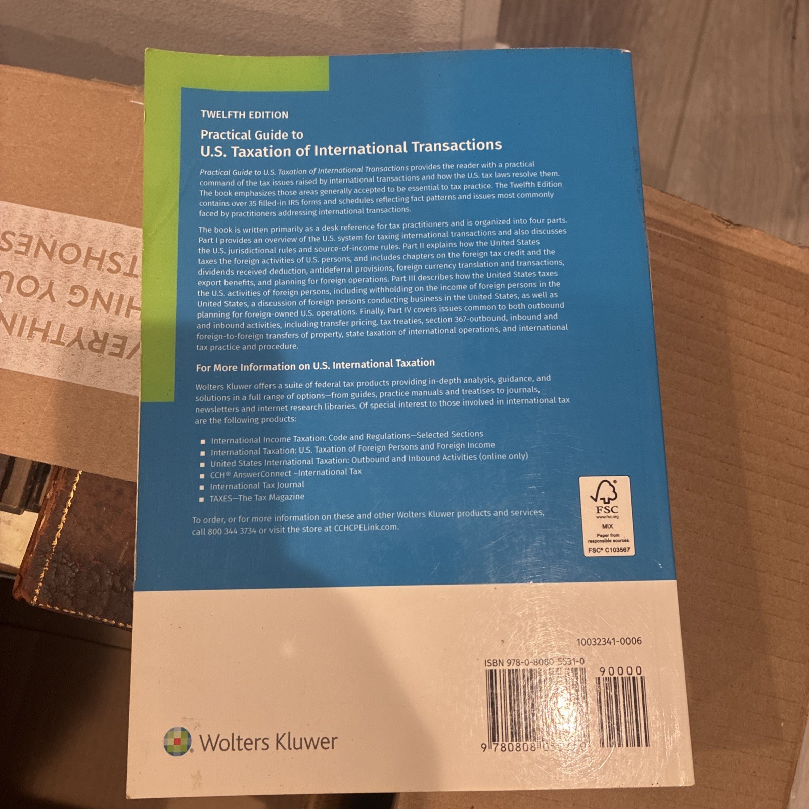 Practical Guide to U. S. Taxation of International Transactions (12th…