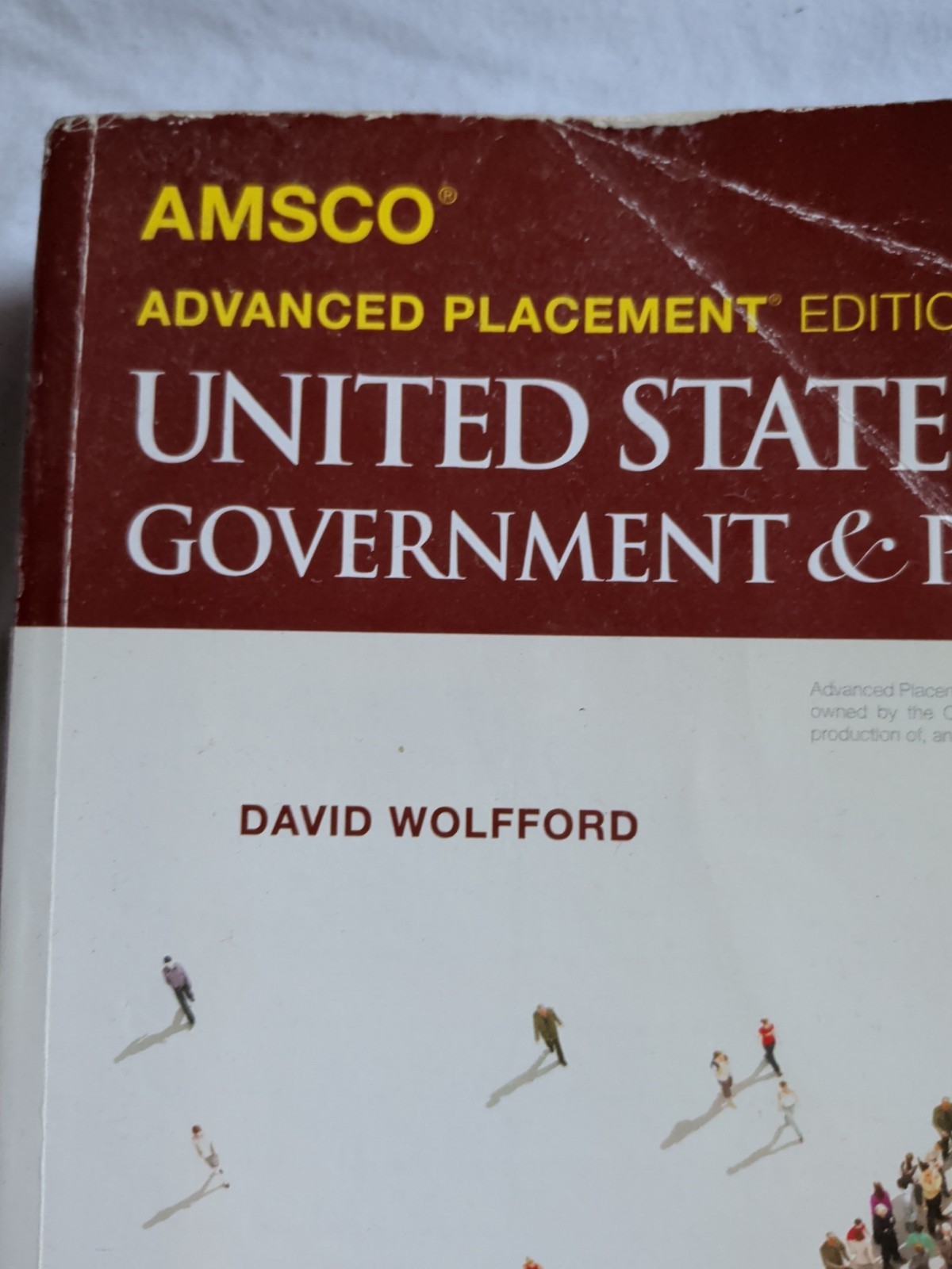 AMSCO Advanced Placement AP United States Government & Politics 3rd edition Used