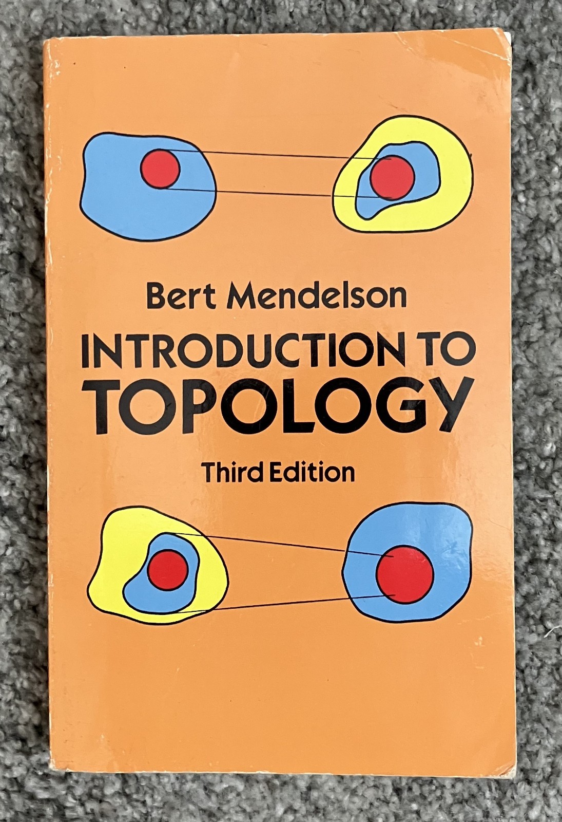 Introduction to Topology Third Edition Text Book by Bert Mendelson, Paperback