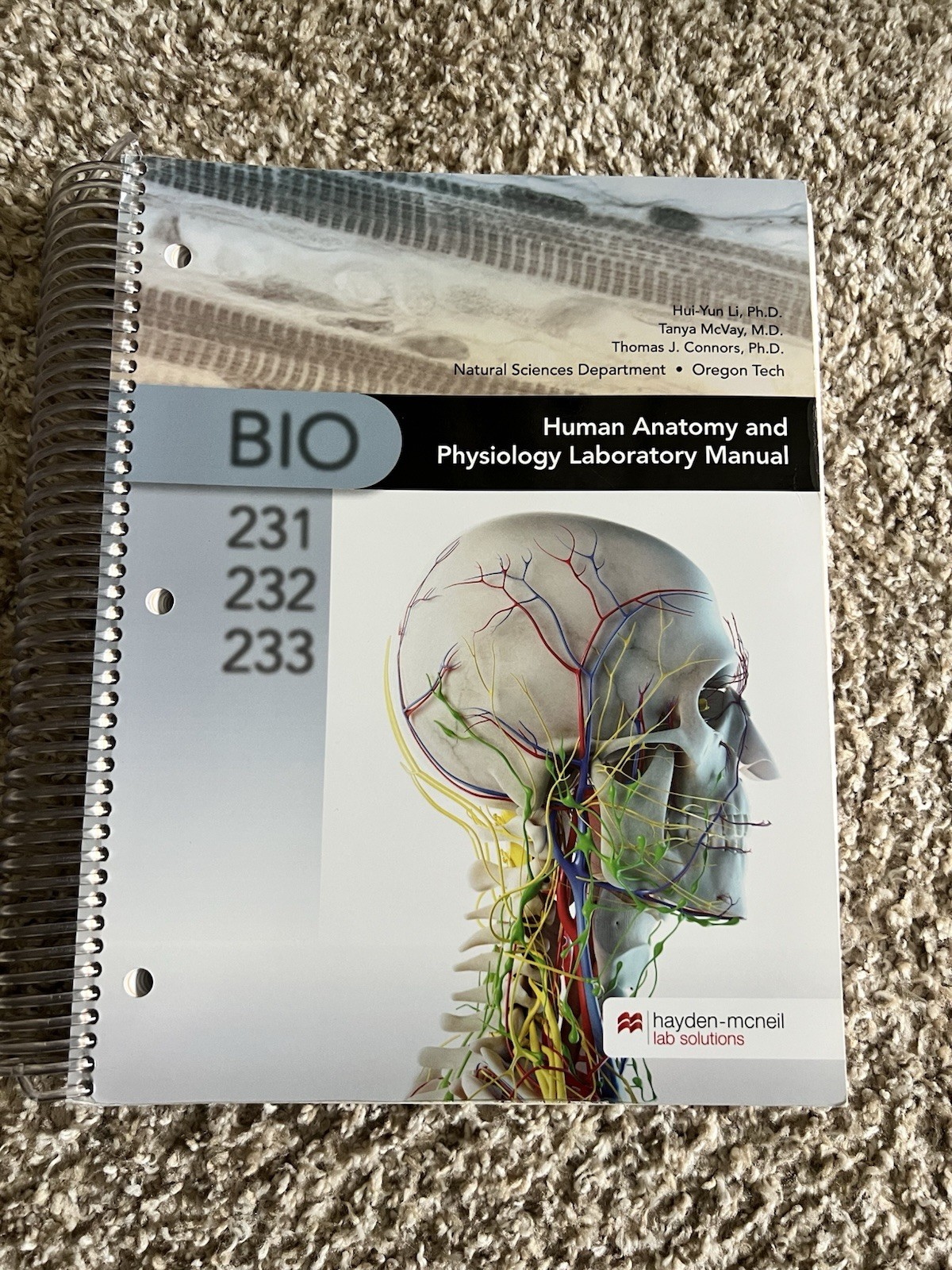 Human Anatomy and Physiology Laboratory Manual for Bio 231,231,323