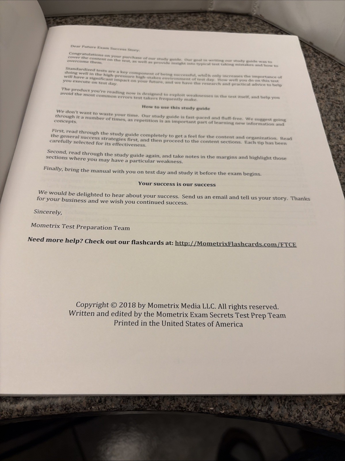 FTCE Reading K-12 Secrets Study Guide: Subject Test Review for FTCEs