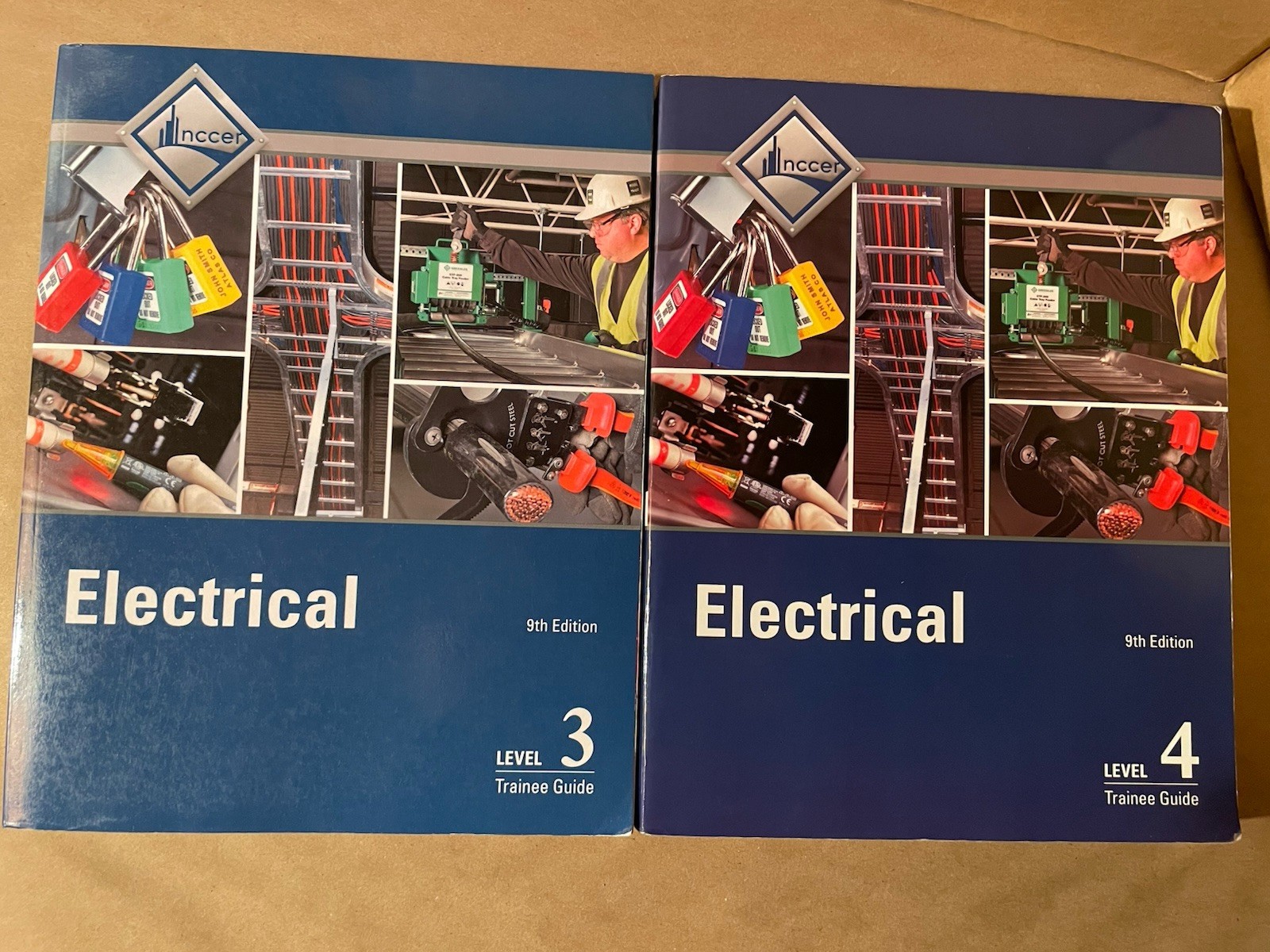 NCCER Electrical Trainee Guide – Ninth Edition, Levels 3 AND 4 – Two Books Incl.