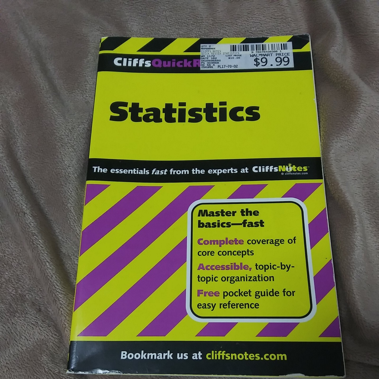 Cliffs Notes: Statistics by Peter Z. Orton, David H. Voelker and Scott V. Adams