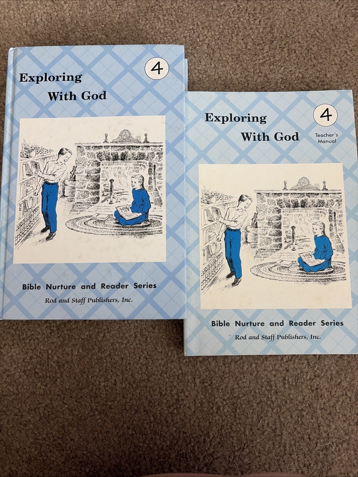 Rod And Staff Exploring With God 4th Grade Bible Nurture Reader Set With Manual
