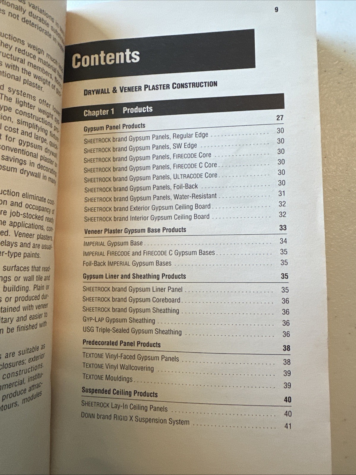 Gypsum Construction Handbook 90th Edition 1992 528 Pages No Markings
