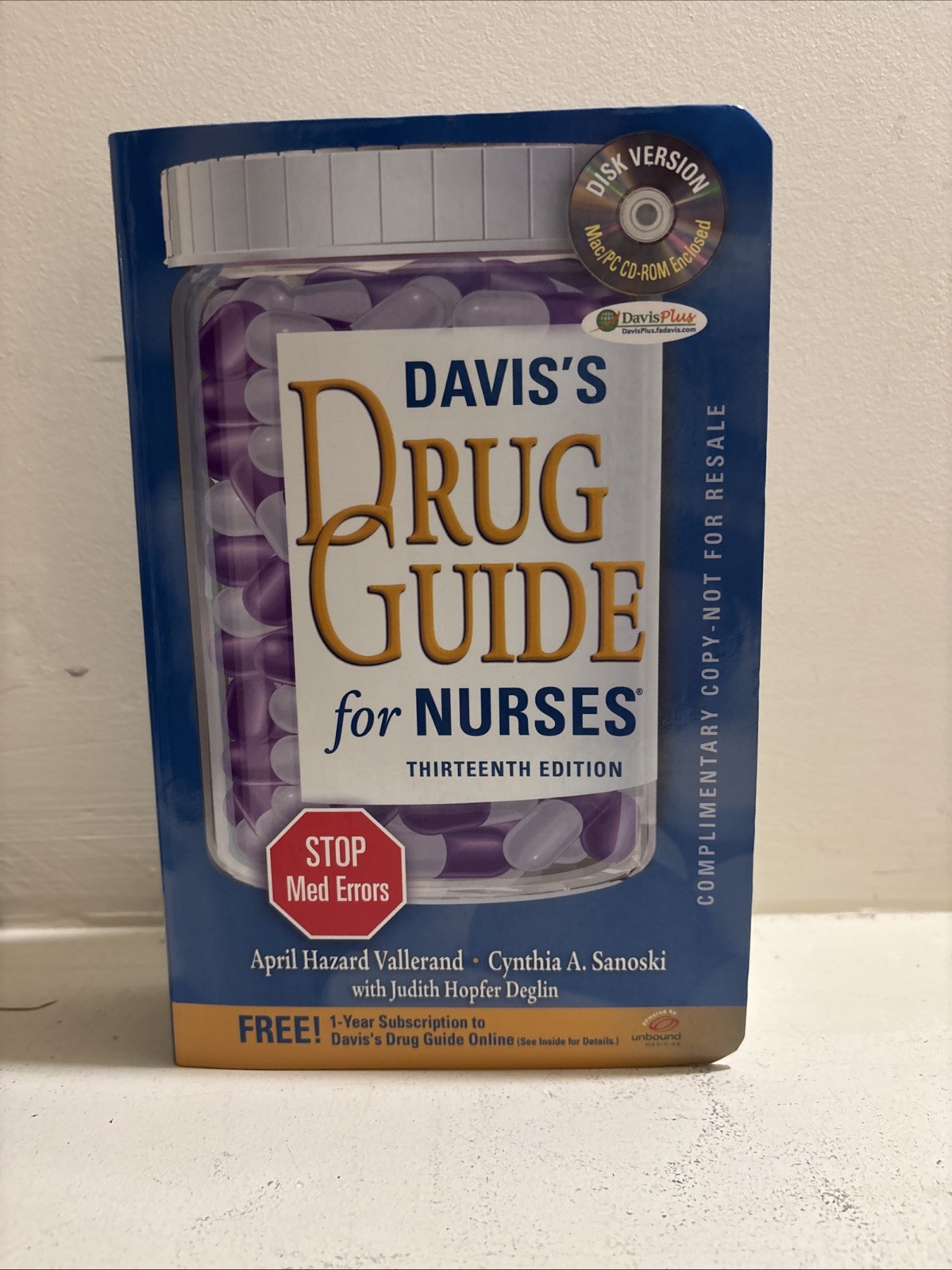 Davis’s Drug Guide for Nurses by April Hazard Vallerand, Judith Hopfer Deglin…