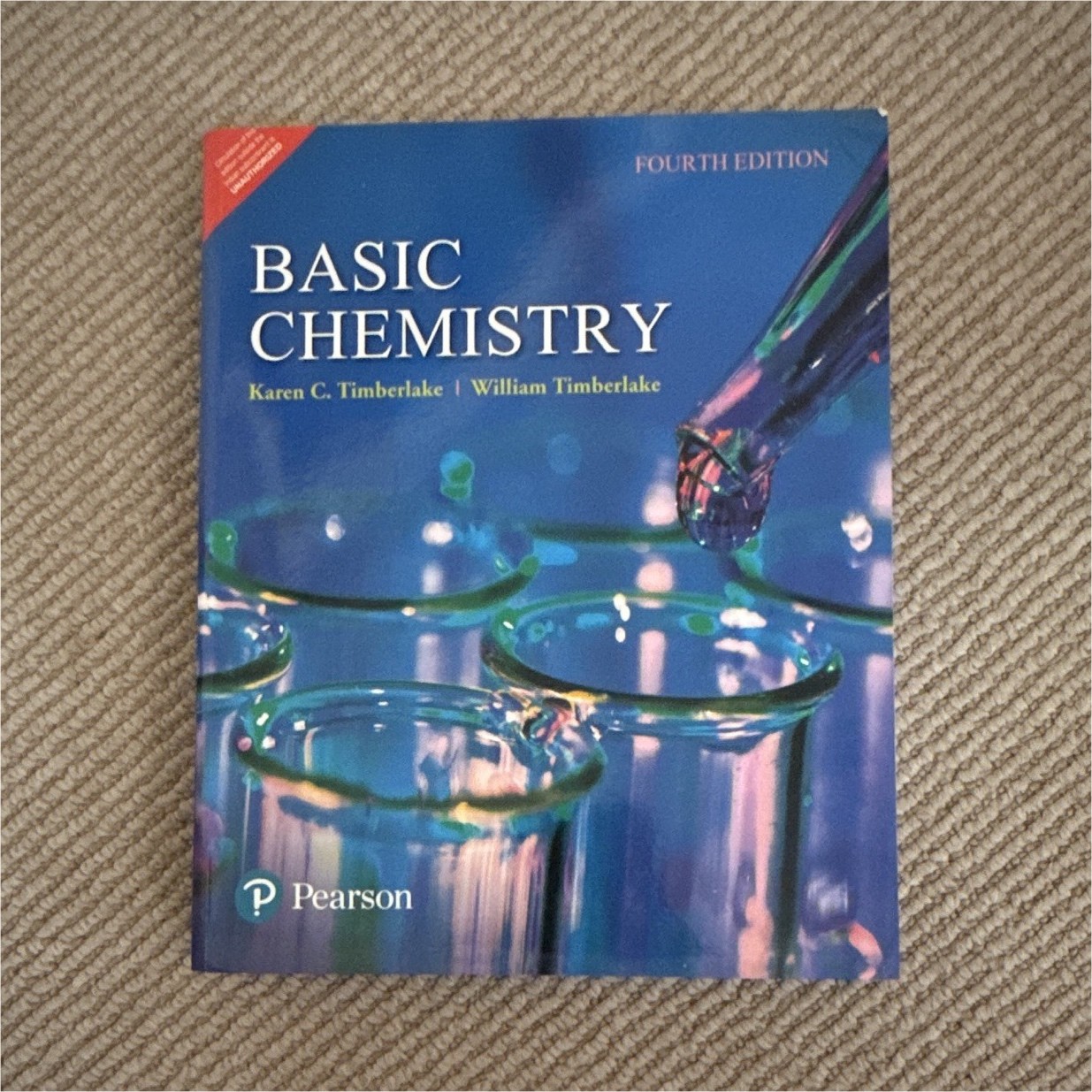 Pearson Basic Chemistry 4th Edition Paperback 2018 Timberlake & Timberlake