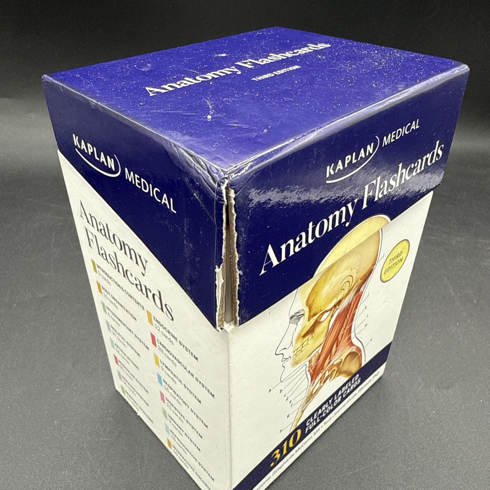 Anatomy Flashcards by Joanne Tillotson 2017 Cards Flash Cards Kaplan Medical