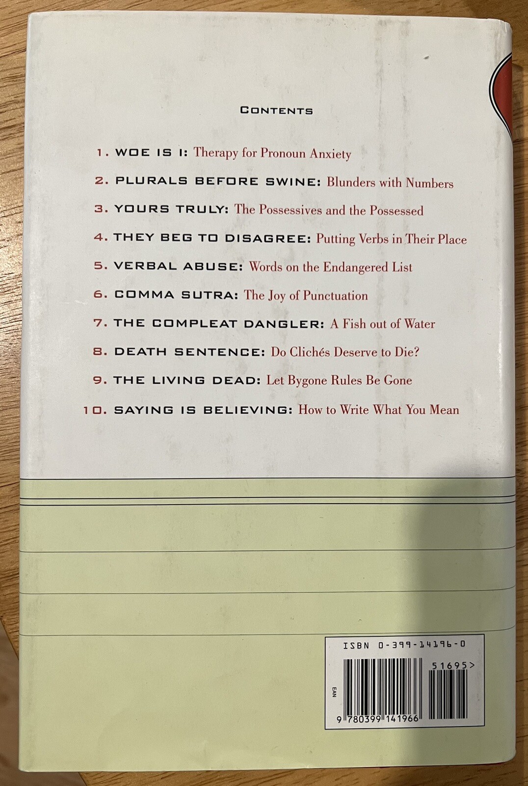 Woe Is I: The Grammarphobe’s Guide to Better – O’Conner, hardcover – GOOD