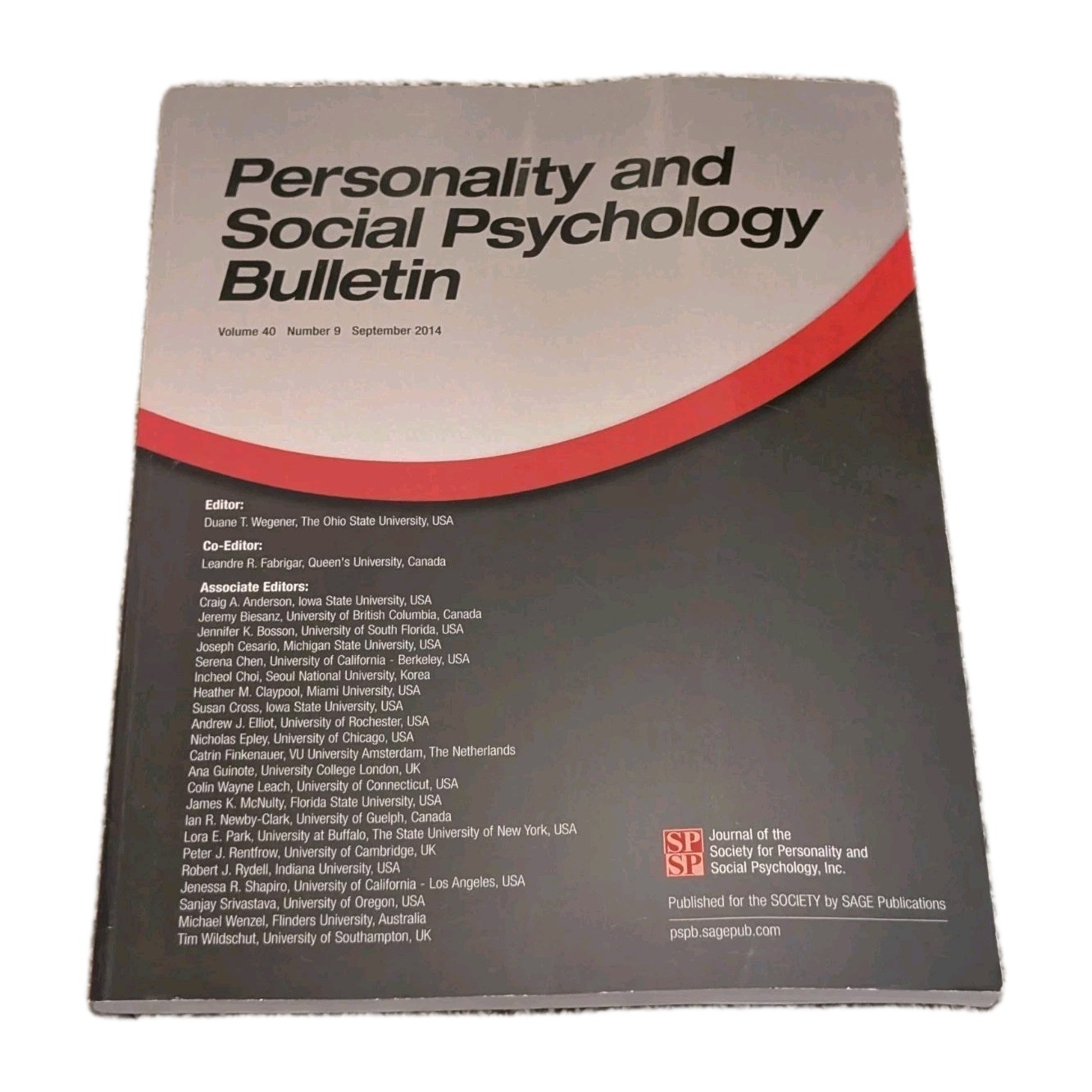 Personality and Social Psychology Bulletin, September 2014, Volume 40, Number 9