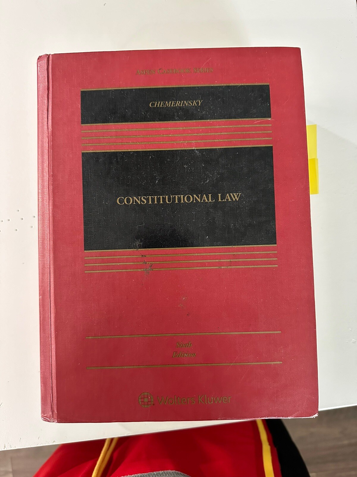 Aspen Casebook Constitutional Law by Erwin Chemerinsky ISBN 978-1-5438-1307-4