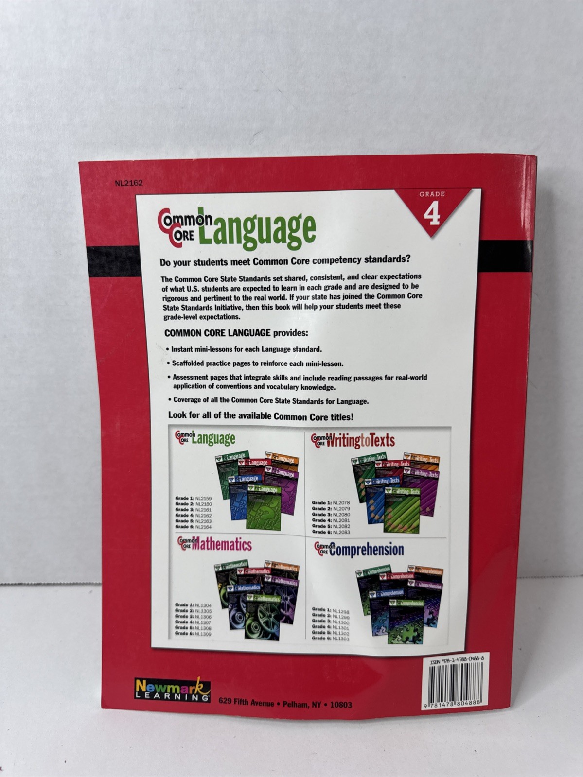 Newmark Learning Grade 4 Common Core Practice Language Book, Multiple Authors,
