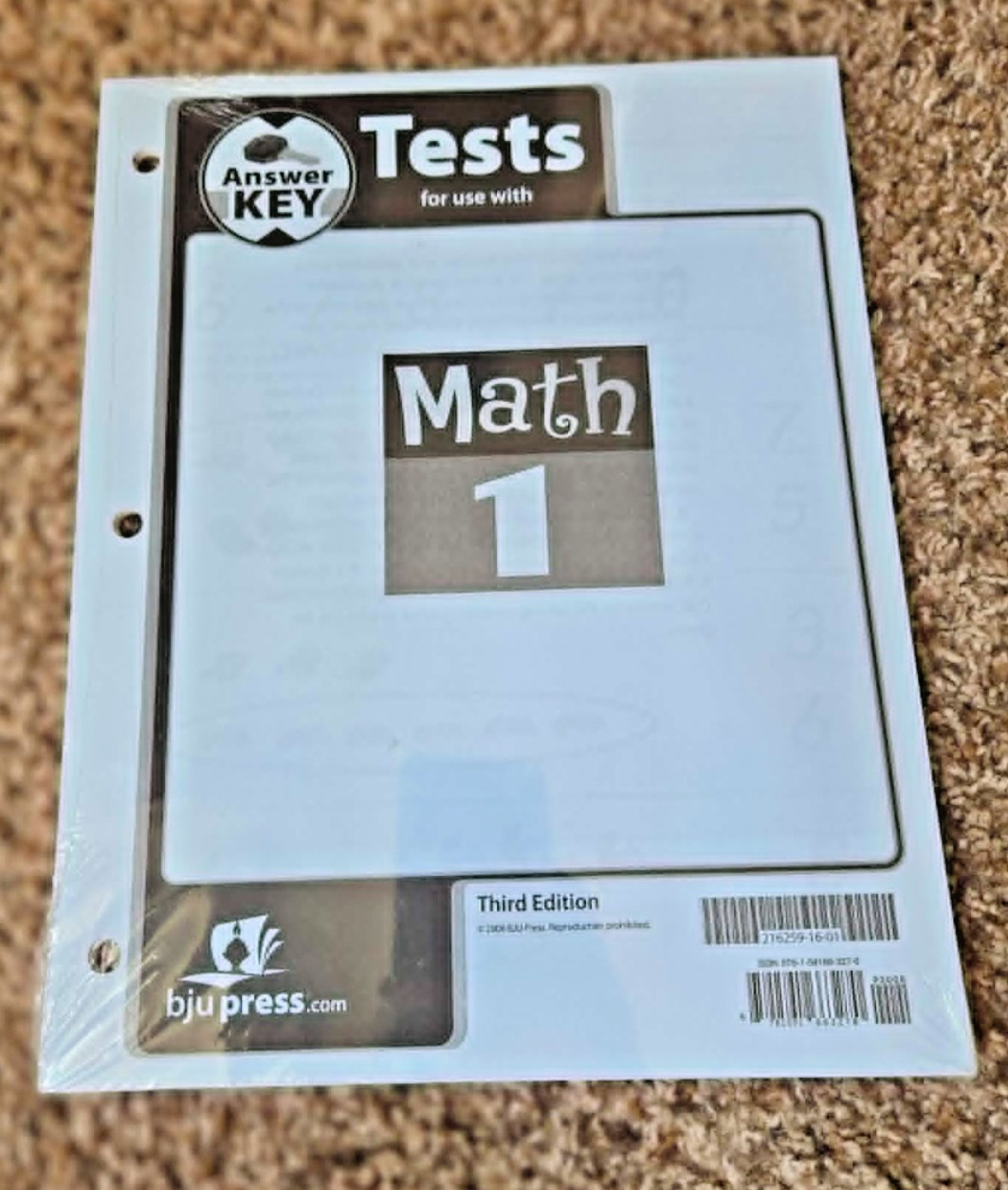 BJU Grade 1 Curriculum FULL SET – Workbooks and Teacher Manuals included