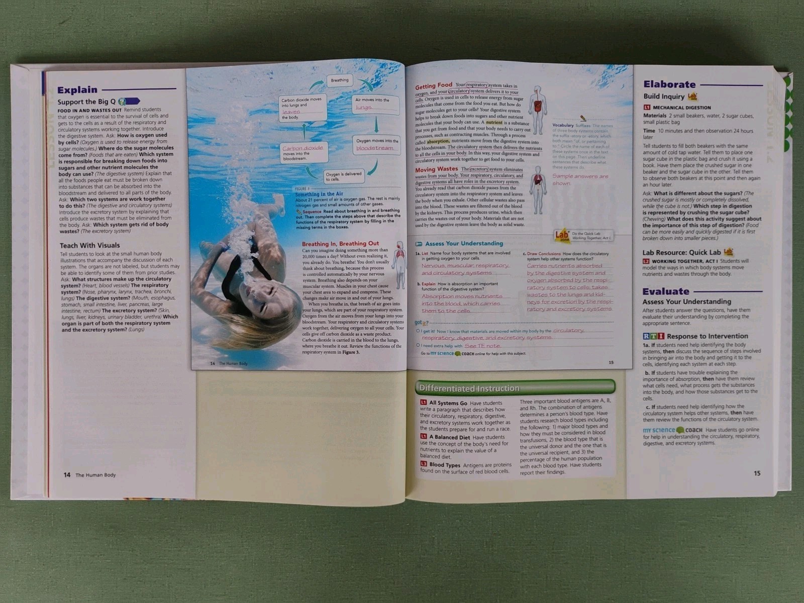 Interactive Science Human Body Systems 2011 HC Teacher’s Edition & Resource