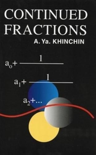 A. Ya. Khinchin Continued Fractions (Paperback) Dover Books on Mathema 1.4tics
