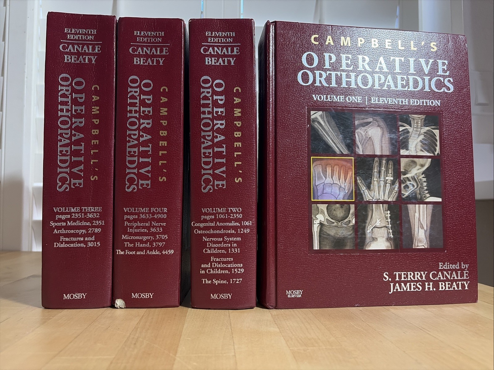 Campbell’s Operative Orthopaedics Orthopedics 11th Edition Set 1-4 + DVD VG