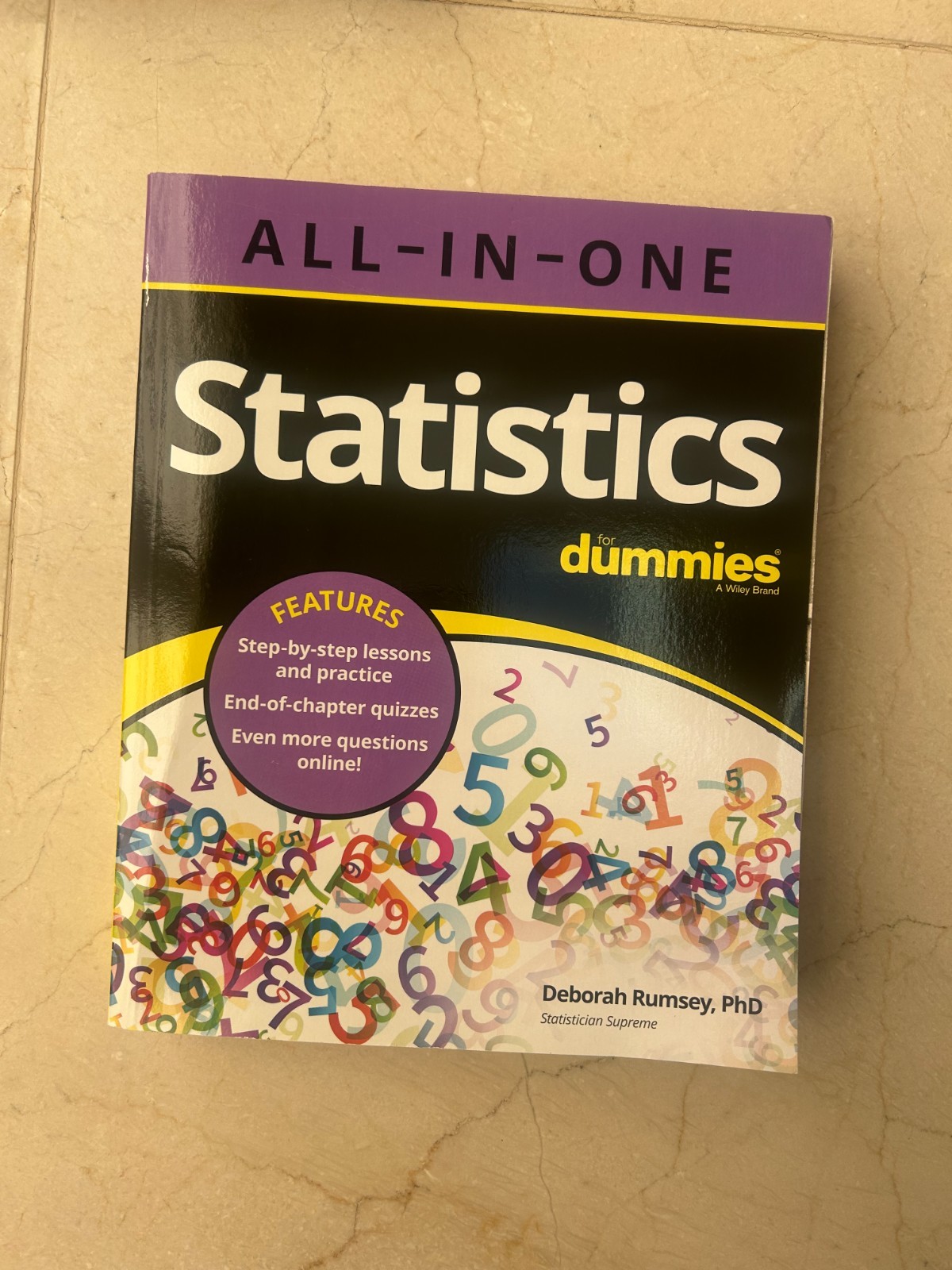 Statistics All-in-one for Dummies, Paperback by Rumsey, Deborah J., Brand New…