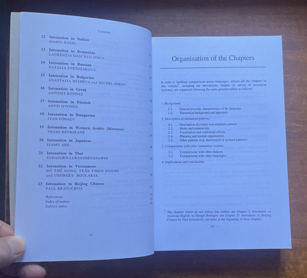 Intonation Systems: A Survey of Twenty Languages/Daniel Hirst, Albert Di Cristo