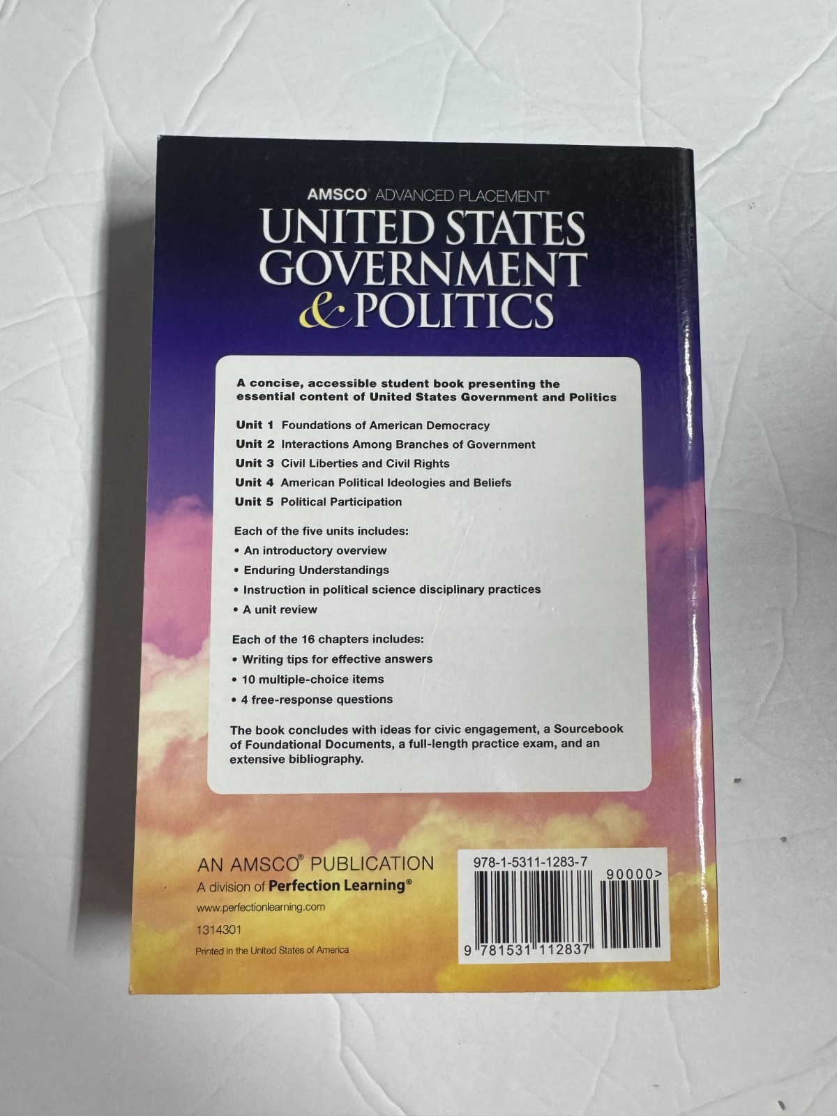 AMSCO Advanced Placement: United States Government and Politics NEW