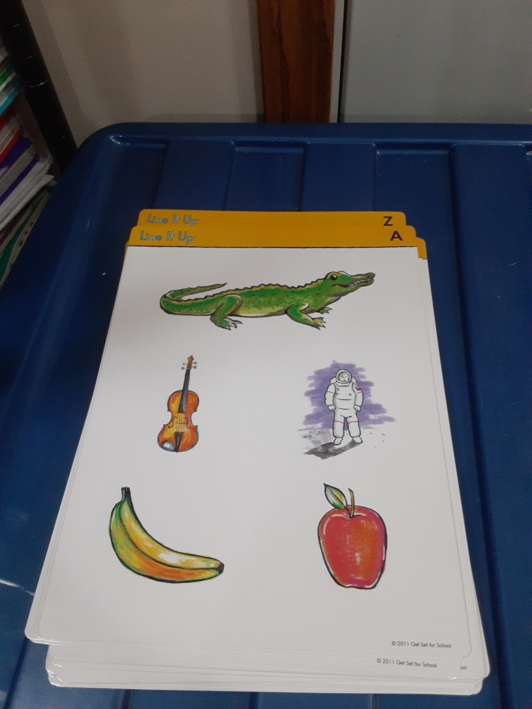 Line It Up Letter Cards, Get Set For School, Learning Without Tears, Box Set