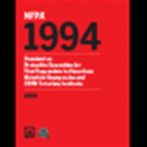 NFPA 1994: Standard on Protective Ensembles for First Responders to 2018 CBRNPb.