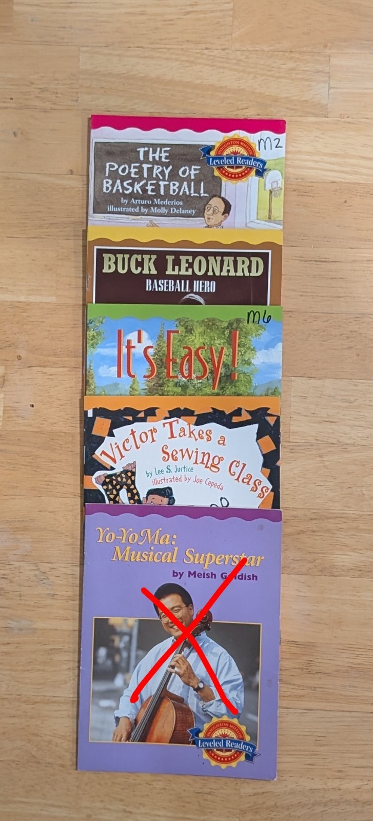 Houghton Mifflin Leveled Readers-Grade 5 (ELL) Set Of 6 copies of each title.